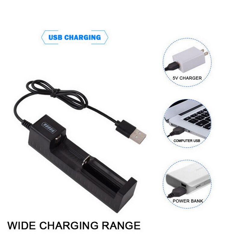 2 Ports Battery Charging Adapter USB Plug Battery Power Charger for AA/AAA Rechargeable Batteries Universal Input Output Device