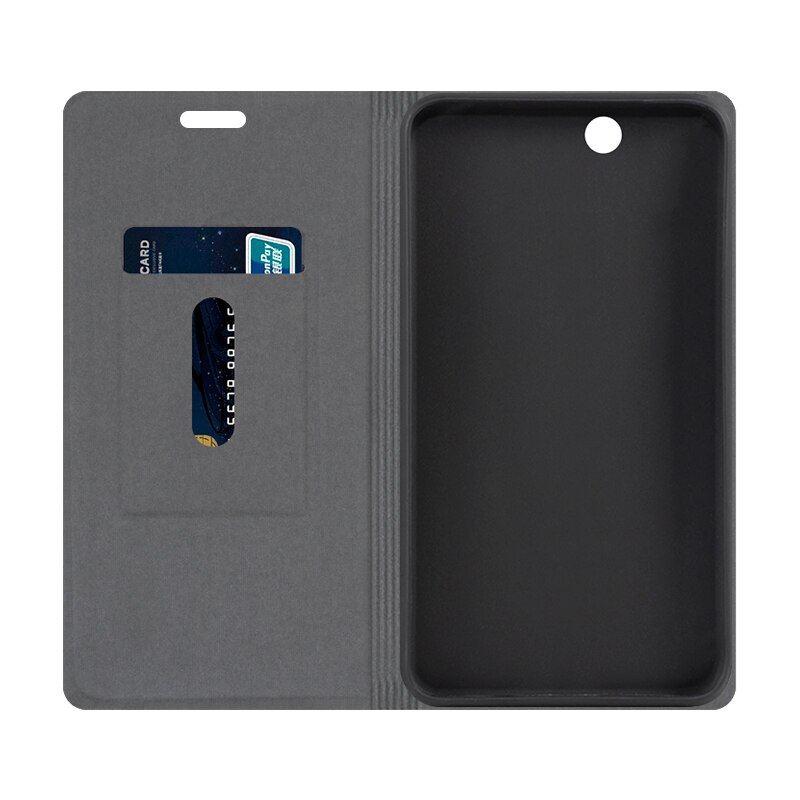 Pu lederen telefoonhoesje met houtnerf voor de sony xperia z ultra  xl39h, flip-book case, zakelijke portemonneehoes, zachte siliconen achterkant