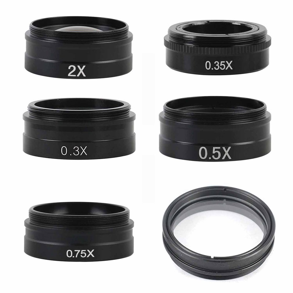 Auxiliary Objective Lens Durable Glass Plastic Suitable For 10A Monocular Video Microscope Objective Lens