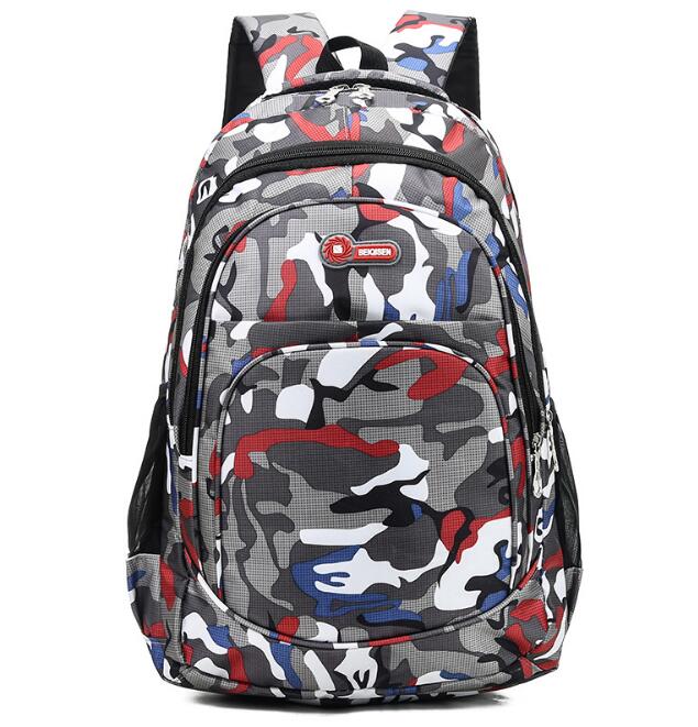 Chuwanglin Tarnung Rucksäcke Männer Für Teenager Jungen Schule tasche freundlicher Taschen Polyester Rucksack Männlichen reisetasche D80502: 1