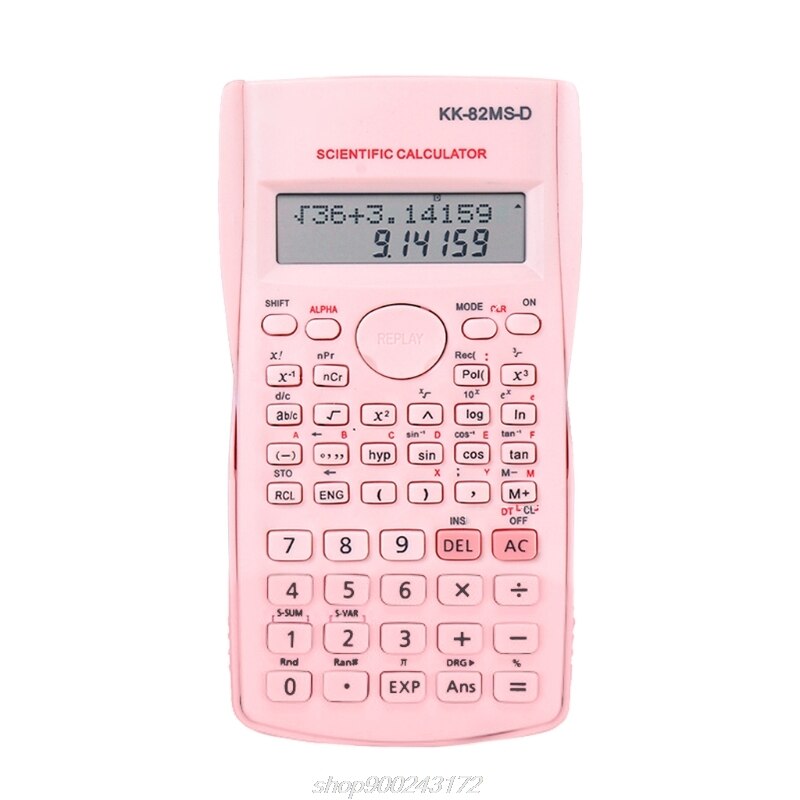 Wetenschappelijke Rekenmachine Briefpapier School Office Techniek Multifunctionele Techniek Briefpapier Wetenschappelijke A06 21: Pink