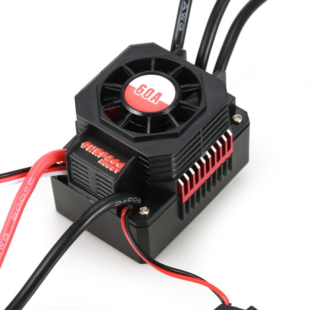 Surpasshobby Kk 60A Waterdichte Sensorless Brushless Speed Controler 2-3S Esc Voor 1:10 Rc Model Auto Onderdelen