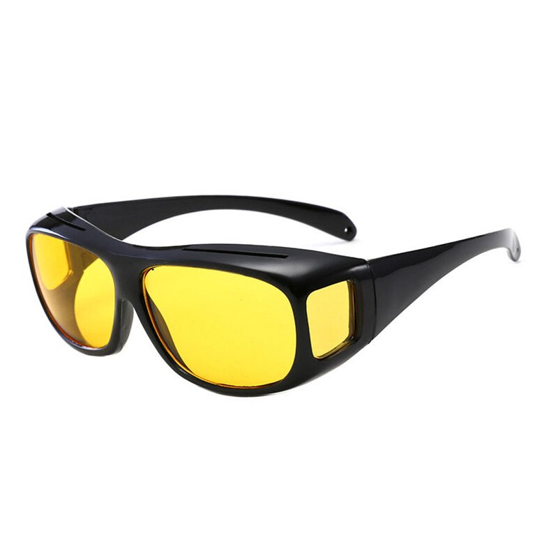 1PCS Anti-Glare Night Vision Car Night Vision Sunglasses Night Driving Glasses Driver Goggles UV Protection Eyewear: Yellow