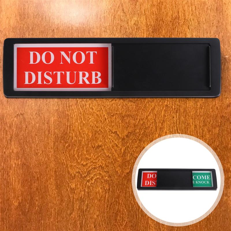 1pc Magnetic Slider Privacy Indicator Non-Scratch Signboard Privacy Slide Door Sign for Bathroom