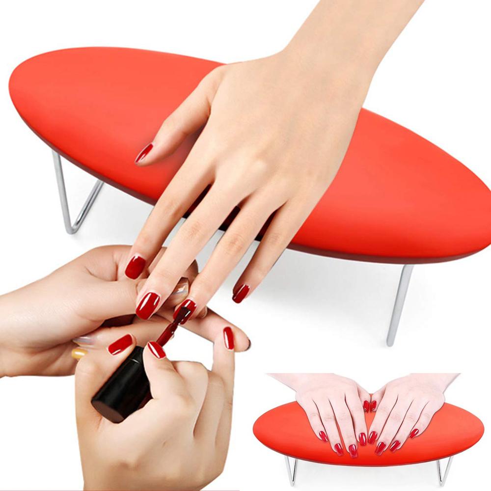 Afneembare Pu Leather Nail Arm Rest Microfiber Smooth Manicure Hand Kussen
