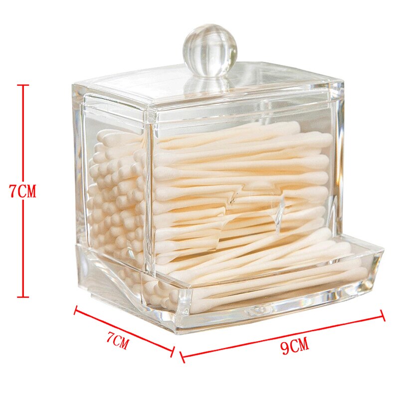 360 Degree Rotation Transparent Acrylic Cosmetics Storage Box Spin Multi-Function Detachable Makeup Beauty Organizer: SN-6609