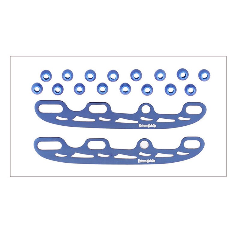 3mm di spessore 290mm 253mm lama da hockey su ghiaccio pattini a rotelle in acciaio inossidabile Cooltaki scarpe da pattinare multiuso coltello a lama per bambini adulto: blu EUR 38 to 46