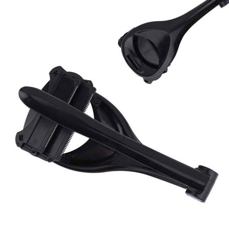 Afeitadora de espalda portátil para hombres, afeitadora de depilación de espalda, afeitadora corporal, recortadora, cabezal Flexible para afeitado seguro