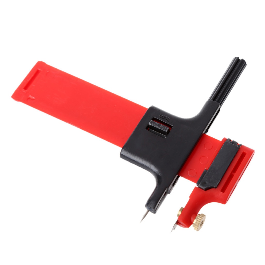 Rotary Compass Circle Cutter Paper Cardboard Rubber Vinyl Leather Art Craft Tool 19QB