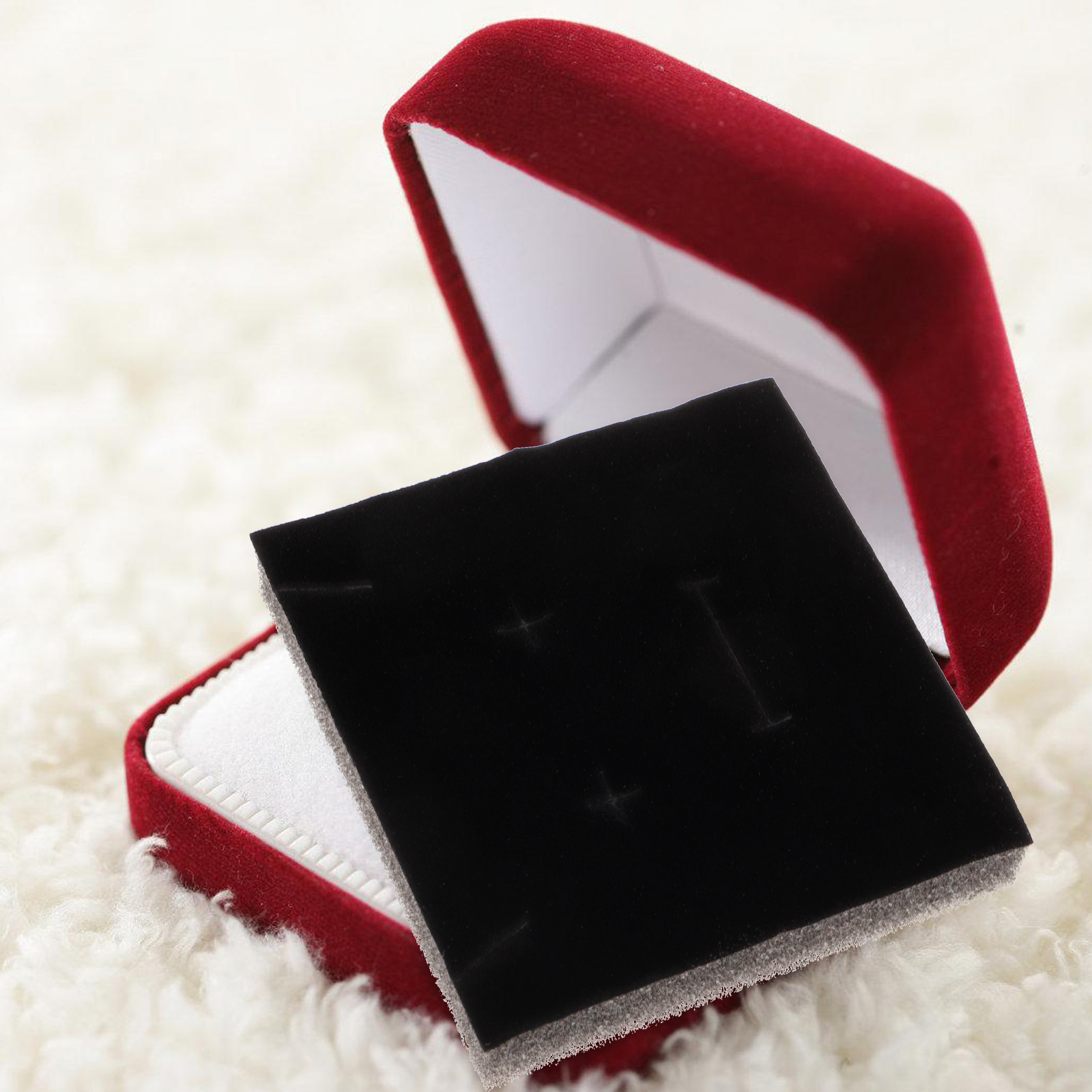 Twenty Pieces Sponge Lining Jewelry Box Inserts ganizer For Packaging Display Case Holder Ring Boxes Insert Practical Use