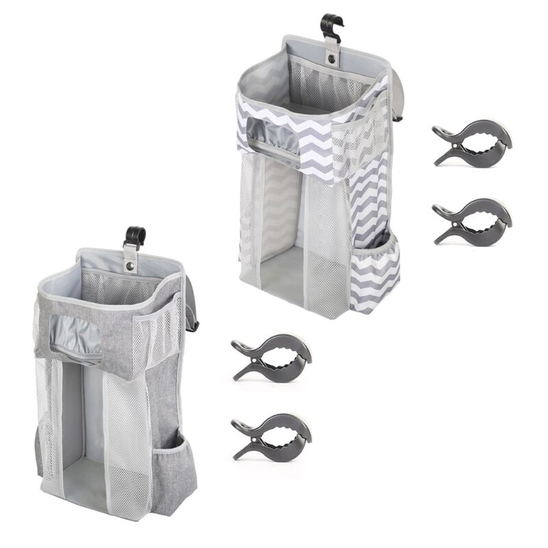 Diaper Stacker Hanging Diaper Storage Bags Nursery Organizer for Changing Table