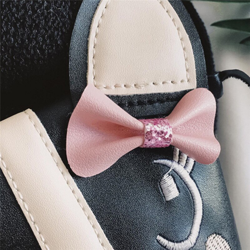 Women Bag Hit Color Handbags PU Leather Sweet Ladycartoon Cute Little Dog Pack Shoulder Female Bag