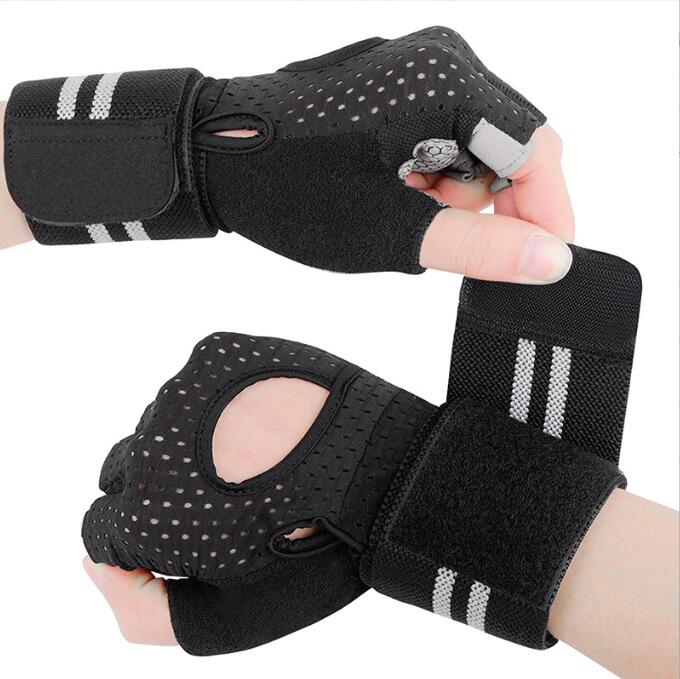 Hantelhandschuhe für Herren und Damen, Gewichtheben, Crossfit, Bodybuilding, trainieren, Sport, Fitnessstudio, Trainingshandschuhe, rutschfester Handgelenkschutz