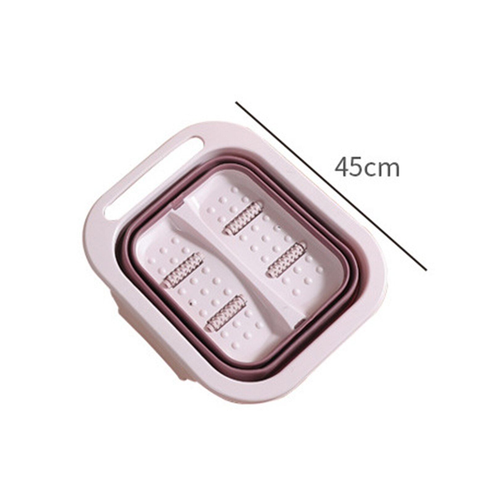 Recipiente de agua plegable para el hogar, bañera de pies con rodillo de masaje, agua , bañera de masaje, barril de baño de pies