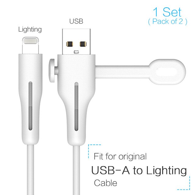 Kabel Schutz Für Apfel iPhone USB Ladegerät Kabel Veranstalter Schoner Draht Wickler Schutz Für iPhone Typ C Kopfhörer Kabel: USB to 8pin