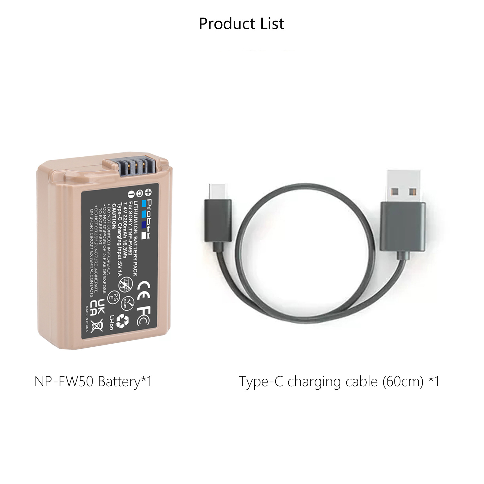 Nueva actualización de batería NP-FW50 NPFW50 de 2200mAh para Sony ZV-E10, Alpha A6400 A6000 A6300 A6500 A5100 A7 A7II A7RII A7SII A7S A7S2 A7R