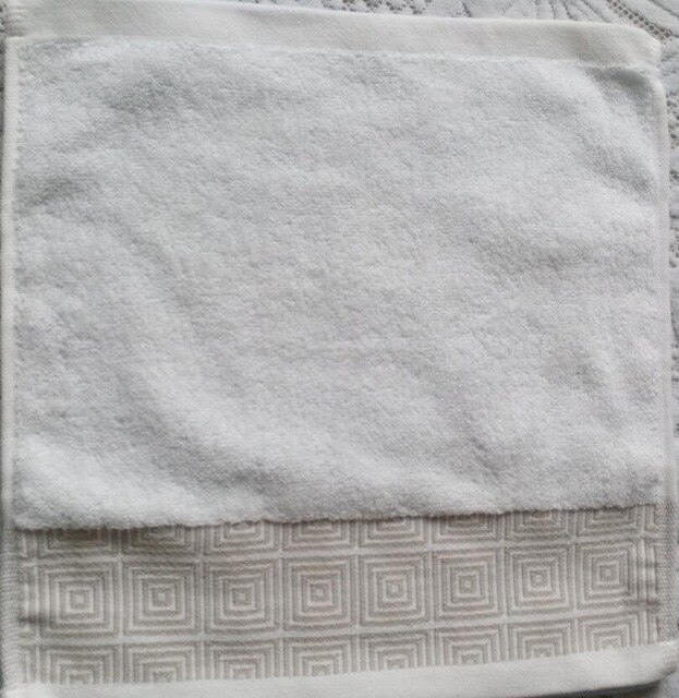 Toalla para rostro económica suave, toallas de mano pequeñas, toalla de cocina, Hotel, restaurante, jardín de infantes, toalla de algodón, 35*35cm: 1