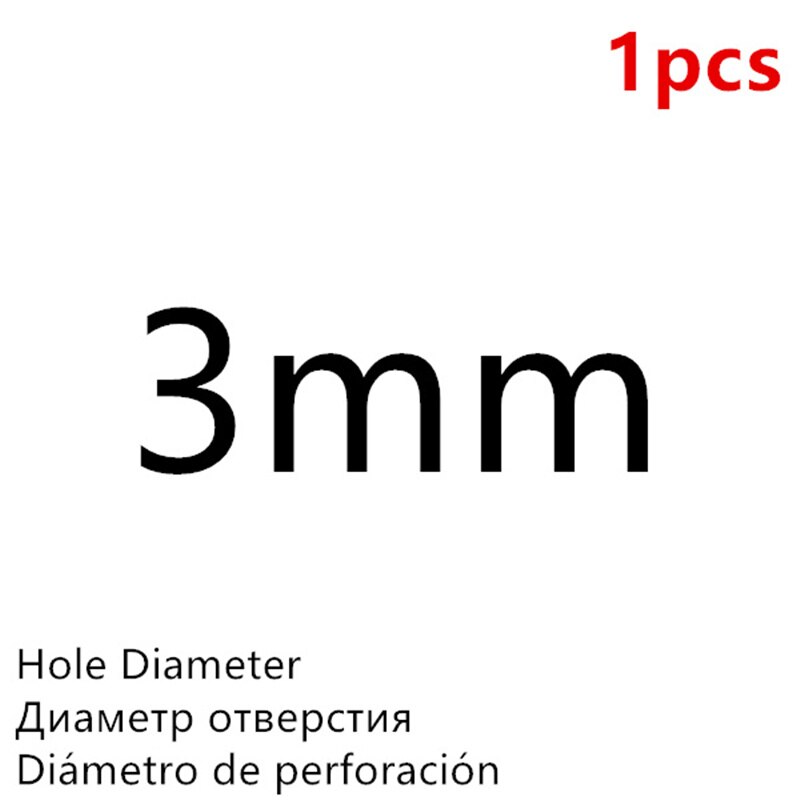 1 Punching Leather Hole Punch Round Steel Leather Craft Hollow Hole Punch 1mm-25mm Metal Gaskets Plastic Rubber Tools: 1pcs 3 mm