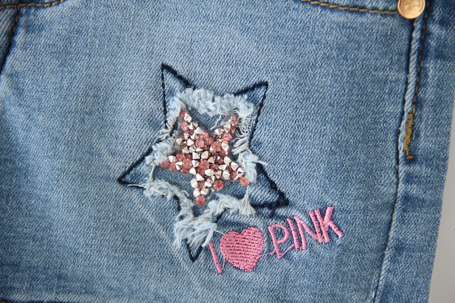 Sommer baby pige shorts jeans baby denim korte børn ripped jeans piger børn slankebukser 2-10 år piger tøj