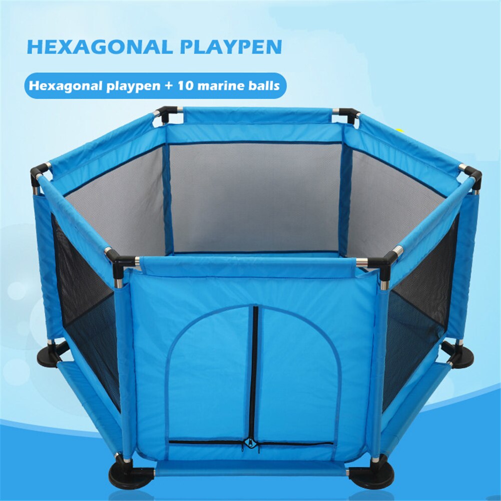 freundlicher's Sechseckigen Laufstall Playard Spielzeug Waschbar Ozean Ball Schwimmbad-einstellen Für Babys/Kleinkind/Neugeborene/Kleinkind Sicher krabbeln