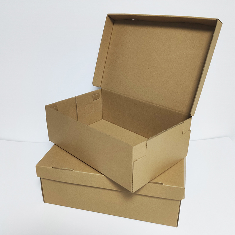 5Pcs/lot 3-layer Corrugated Shoe Box Handmade Package Carton Business Mailing Box Cardboard For Packaging Box