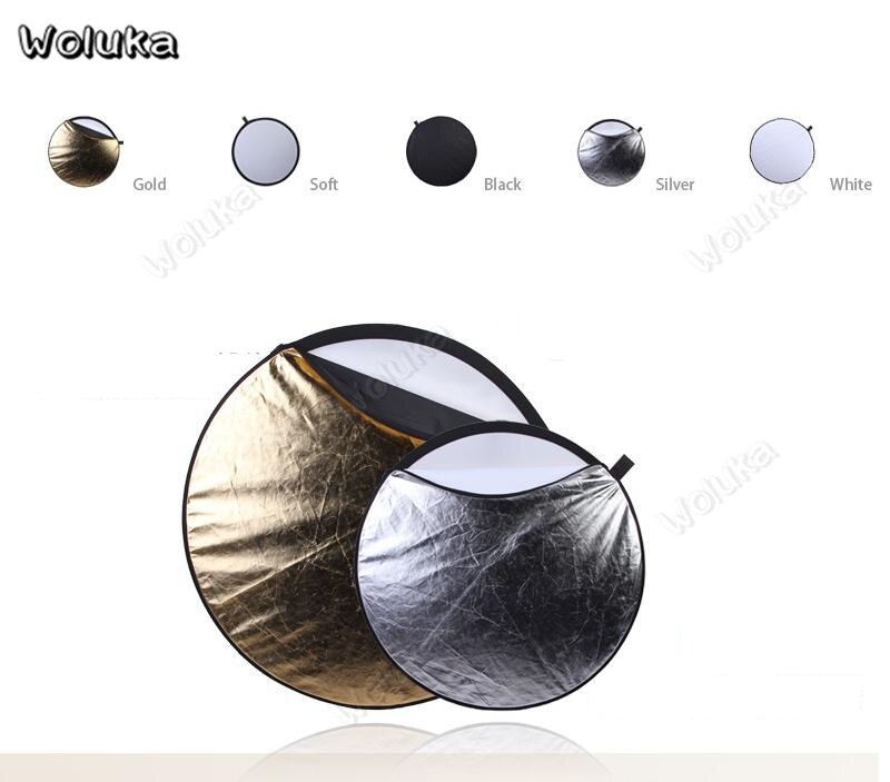 5 In 1 Reflector Board 110Cm Photo Studio Opvouwbare Fotografie Vulling Licht Draagbare Ronde Reflecterende Zachte Licht Boord CD50 t10