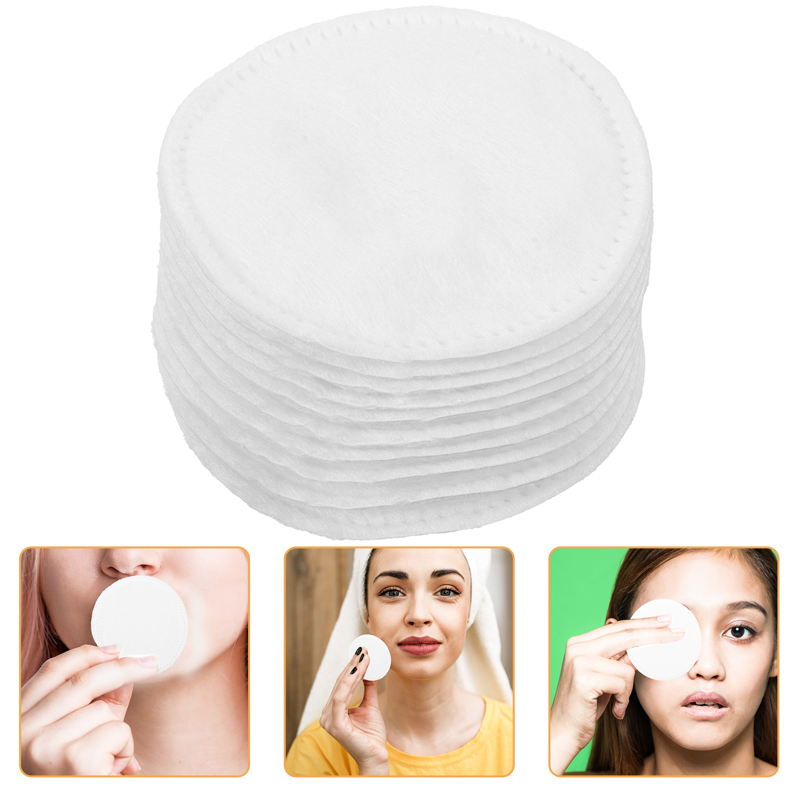 200 stuks wattenschijfje pads wol ovale reinigingsdoekjes gezichtsreiniging make-up remover eenvoudig gezichtsmasker zak