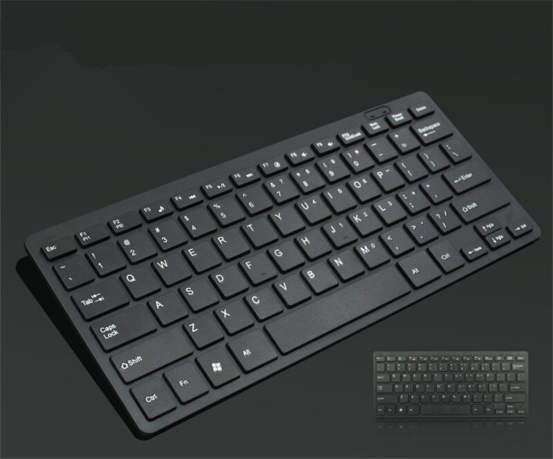 Wireless 2.4Ghz Multimedia Wireless Keyboard Mouse Combos Ultra Thin Waterproof Silent Mice For WindowsXP/7/8/10 PC Gaming TV