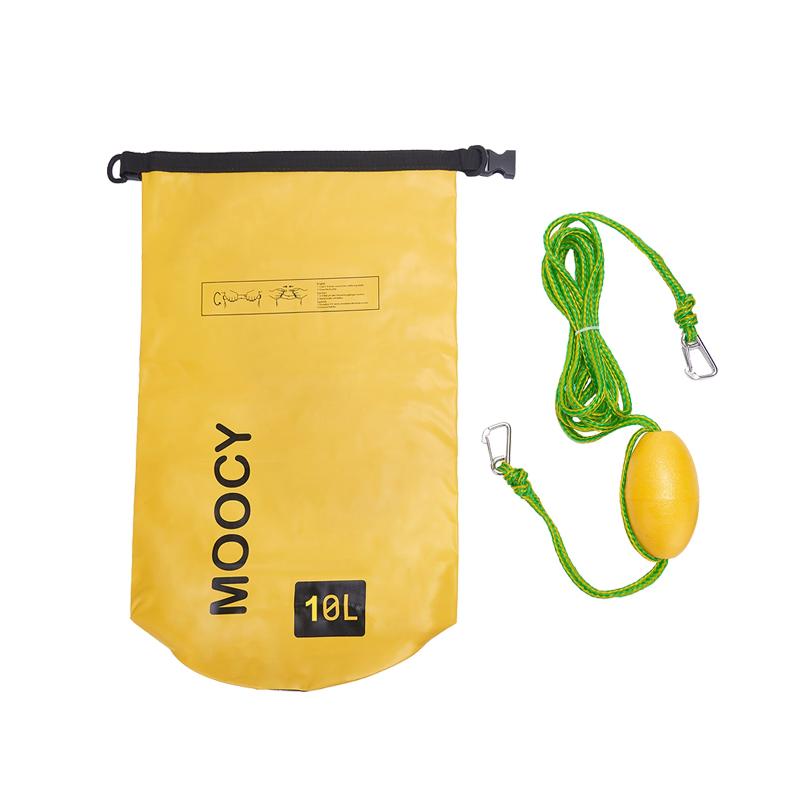 10L/20L Outdoor Waterproof Dry Backpack Water Floating Bag Roll Top Sack for Kayaking Rafting Boating River Trekking