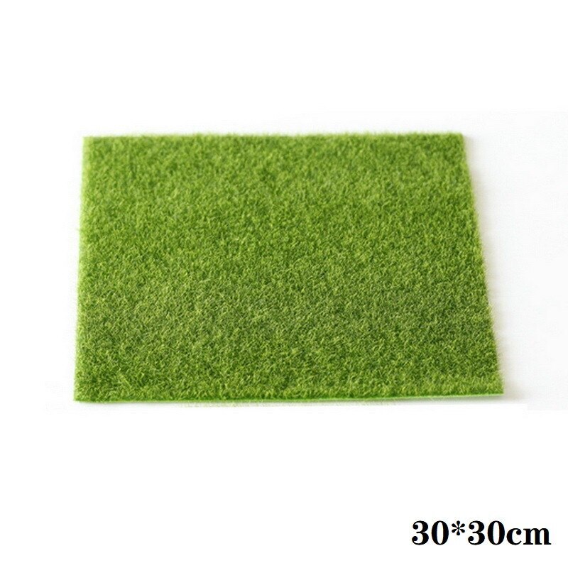 Kunstmatige Gazon Gras Mat Tapijt Miniatuur Ornament Kunstgras Kunstgras Kunstgras Gazon Gras Miniatuur Ornament Gras Tapijt: 30x30cm