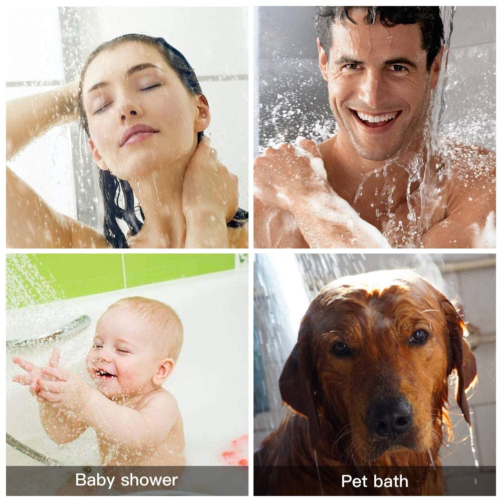 Dusche Kopf ionisch Filter Filterung Hochdruck Wasser sparen 3 Modus Funktion sprühen Handheld Duschköpfe für Trockene Haar & Haut Spa