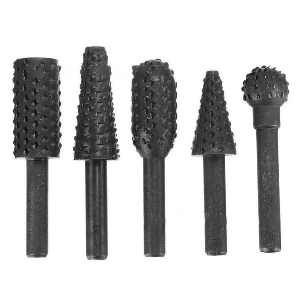 High Speed Steel Durable Milling Drill Bits Set For Woodworking Cutter Carving Hole DIY Tool Accessories Home Rotating File