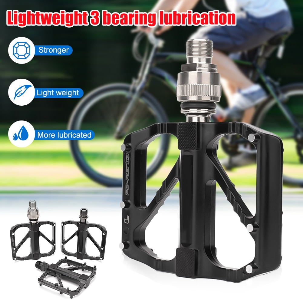 Mountain Bike Road Bike Pedal Quick Release Non-slip Ultra Light Pedal 3 Bearing Pedal Bicycle Accessories bike aluminum pedals