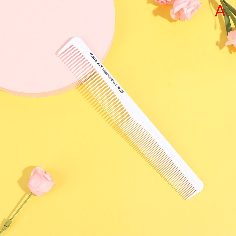 Professionele Kappers Carbon Kam Hittebestendige Haar Kam Snijden Kam Set 6 Ontwerpen Haar Kam Kapper Styling Haar Kam Set: A