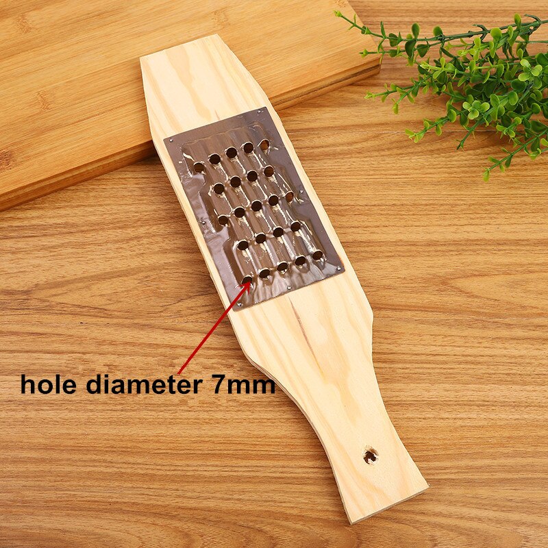 Râpe à carottes et fromage en bois pratique, coupe-légumes multifonction, trancheuse manuelle à mailles fines, outil de cuisine: 7mm