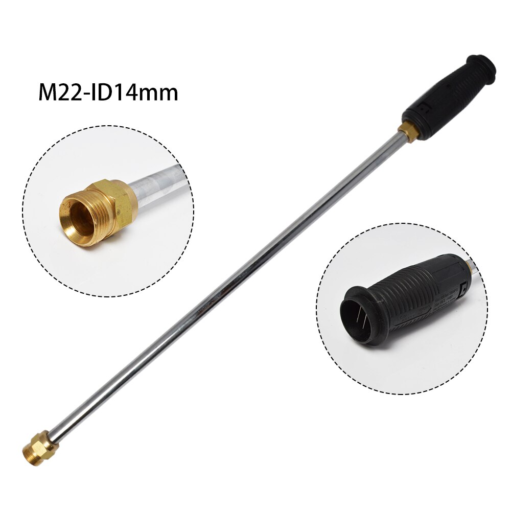 Pressure Washer Wand Tip Metal Jet Lance Adjustable Nozzle & M22 Connector for High Pressure Washer