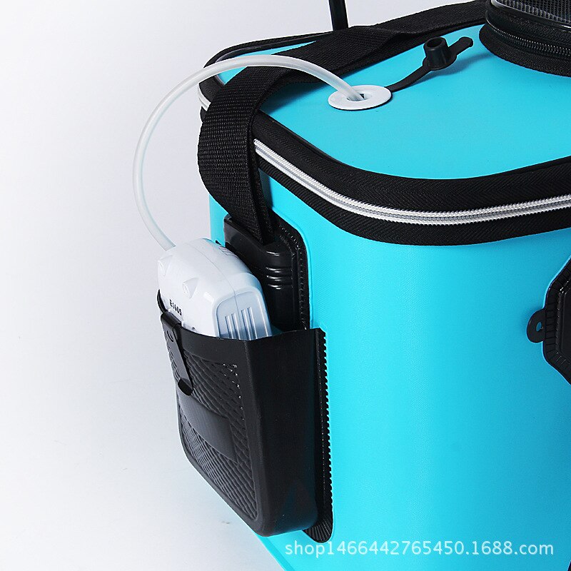 EVA Portable Fishing Bag Folding Thicken Live Fishing Box Tank Bucket Camping Fishing Tackle Fishbox Storage Bag fishing gear