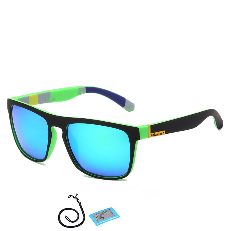 Brand Fishing Polarized Glasses Mens Women Night Vision Driving Goggle Camping Hiking Eyewear Sports Sunglasses With Rope: F12