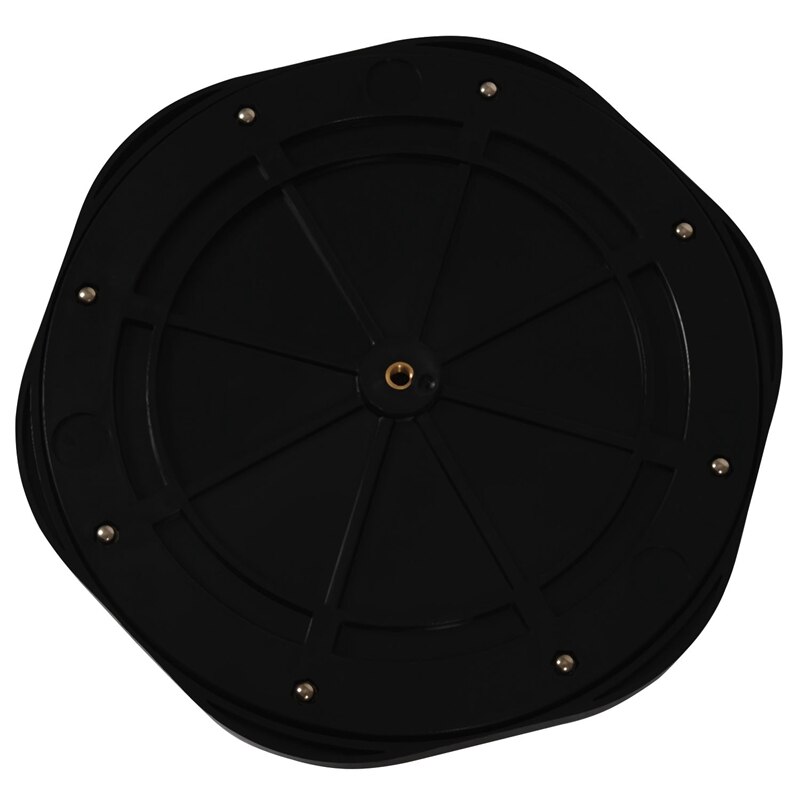 10 inch zwarte dumb drum oefen jazz drums training buikspier drum pad met drumstokken en tas