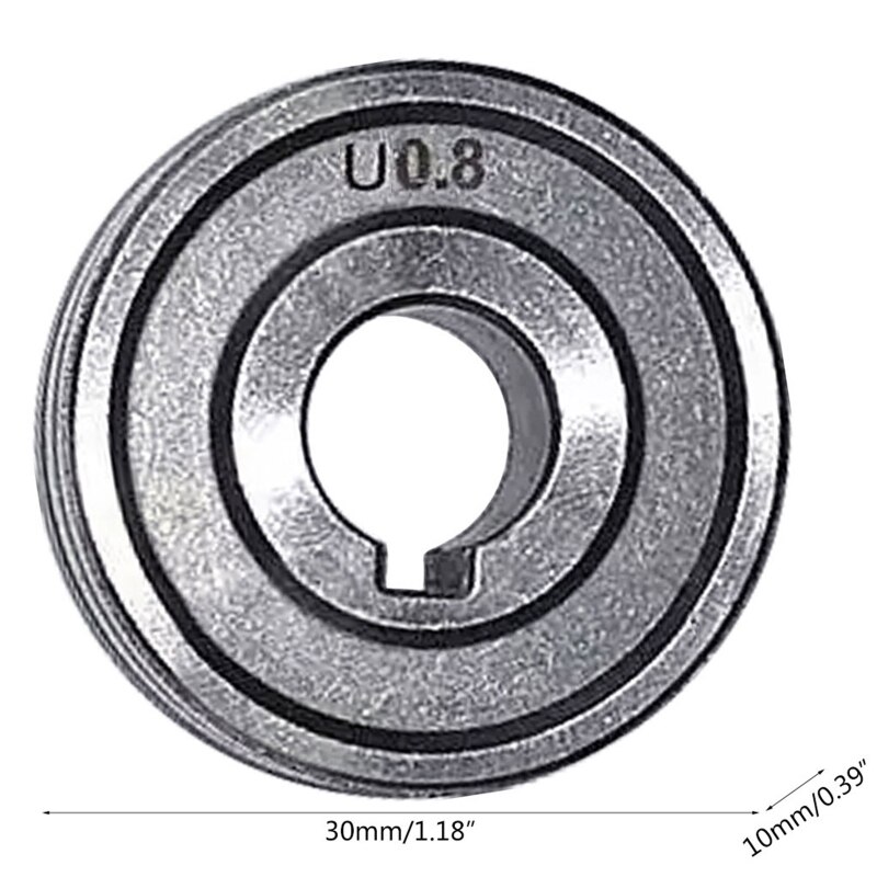 Welding Feeder Roll Provide Stable Feeding Through Pushing System Brings Long Life and Smooth Feeding V U Knurl Groove