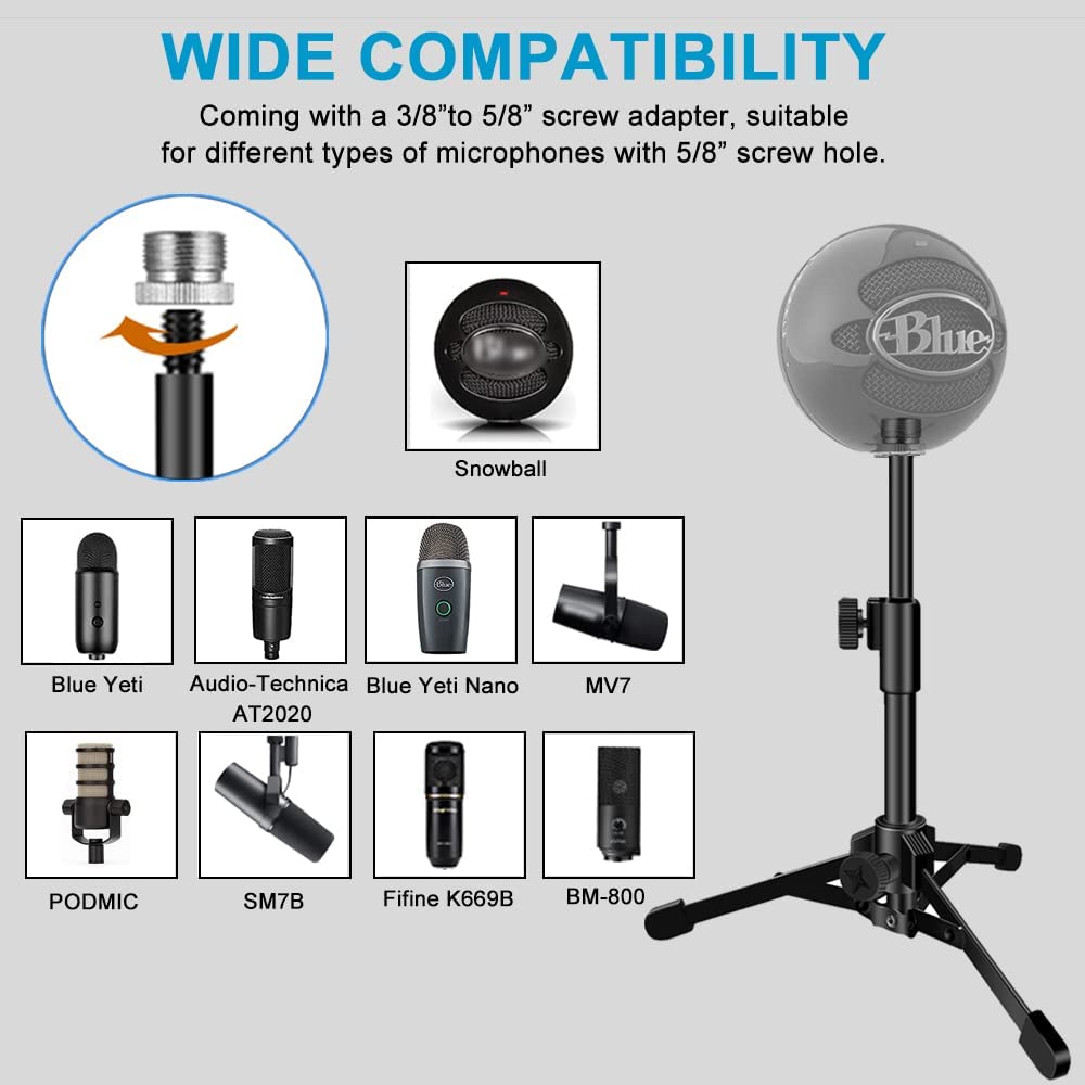 Schreibtisch Mikrofon Stehen Stativ Kleine Desktop Mic stand