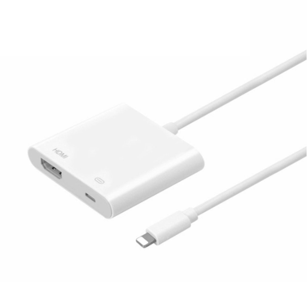 For Iphone To Hdmi Hd Cable For Iphone Adapter Cable Tv With Screen Display Adapter Support For Ios Splitter Adapter