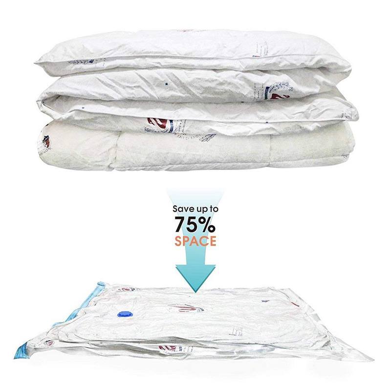 Vakuum tasche 10 stück einstellen 2 größen 6 stück 40x60 und 4 stück 60x80 robust für sterben speicherung von kleidung, Steppdecken und bett leinen Vakuum tasche f