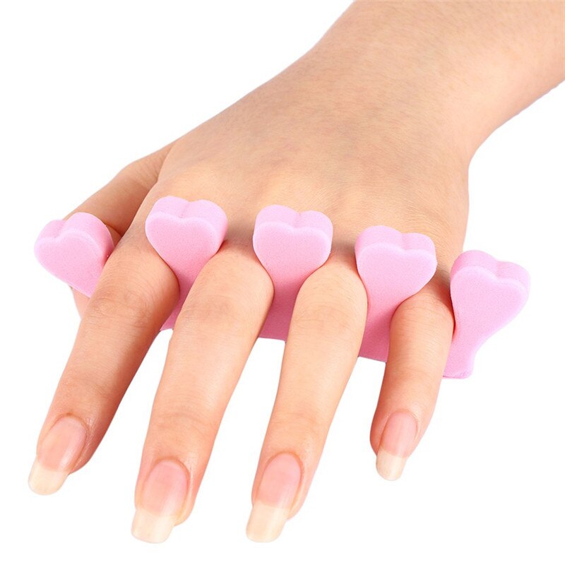 200pcs/pack Nail Art Finger Soft Foam Toe Separator Sponge Finger Separator Dividers Pedicure Manicure Nail Care Tools