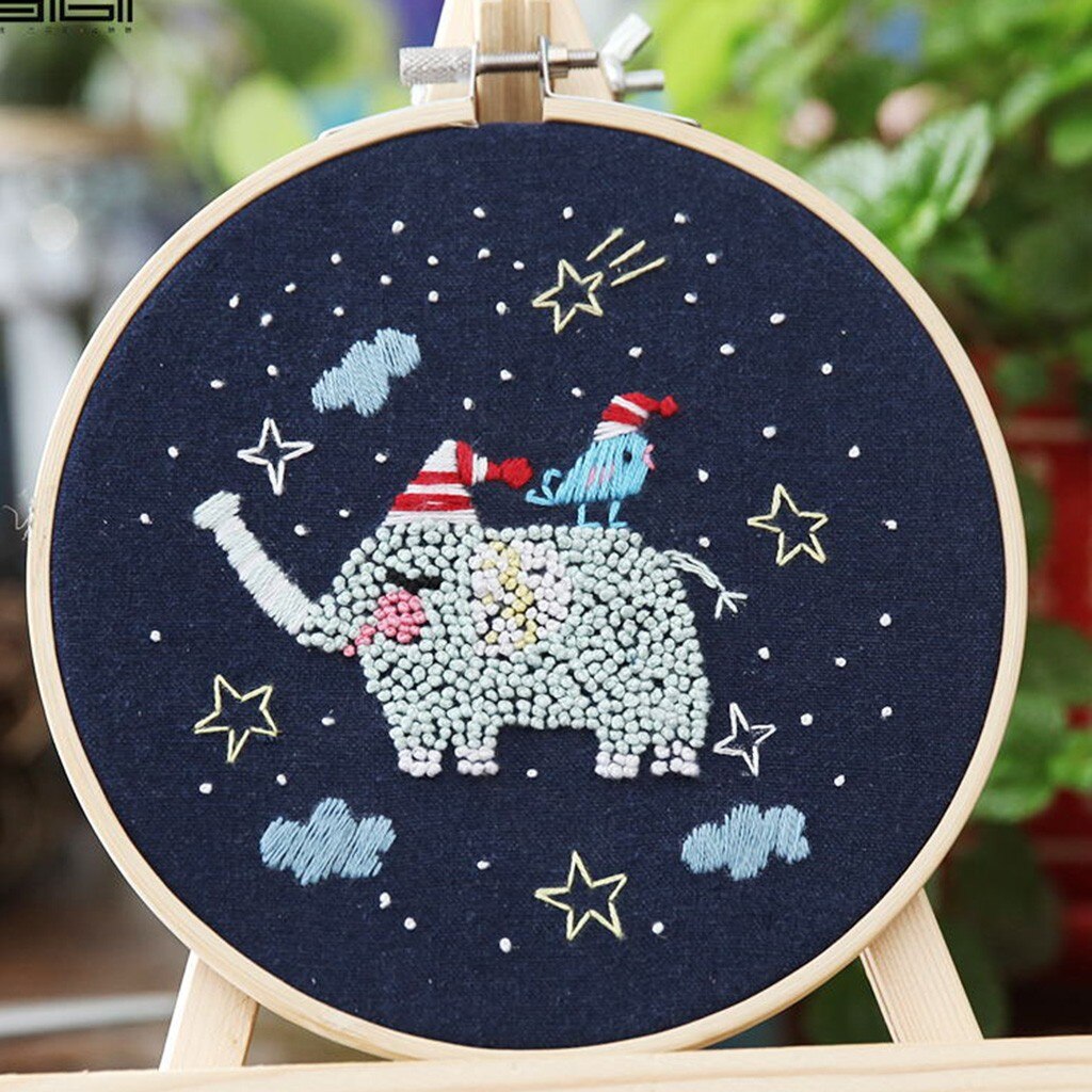 Embroidery Set Full Range Of Cross Stitch Stamped Embroidery Cloth With Floral Kit Dentelle Et Broderie A Coudre Kit Broderie