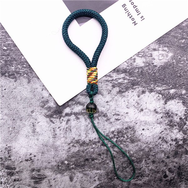 Cordón para colgar en el collar, accesorios para teléfono móvil, llavero para llaves, para teléfono fijo: green