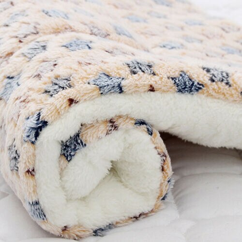 Mat Bed Soft Puppy Pet Supplies Blanket Dog Plush Sleeping Cat Warm Blankets: 2 / 49cm  32cm