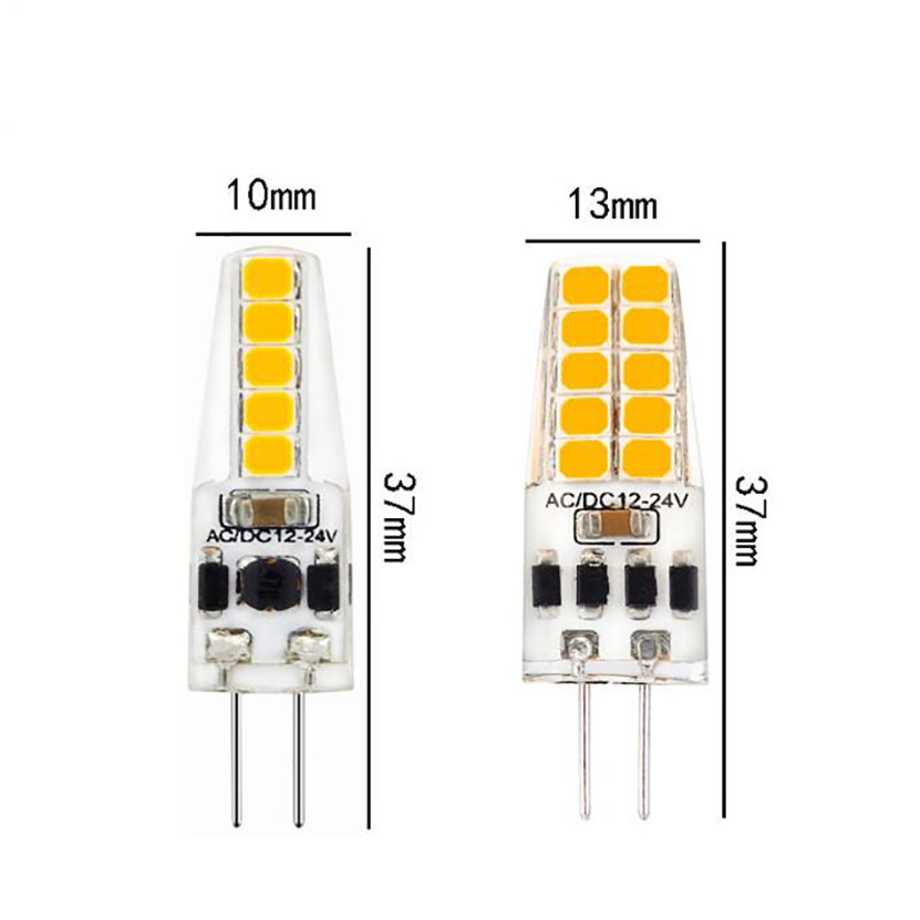 G4 LED-Birne 12V AC DC 4W 5W LED G4 Lampe Ampulle 10LED 20LED 360 Abstrahlwinkel 2835SMD Ersetzen Sie die 30W 40W Halogenlampe