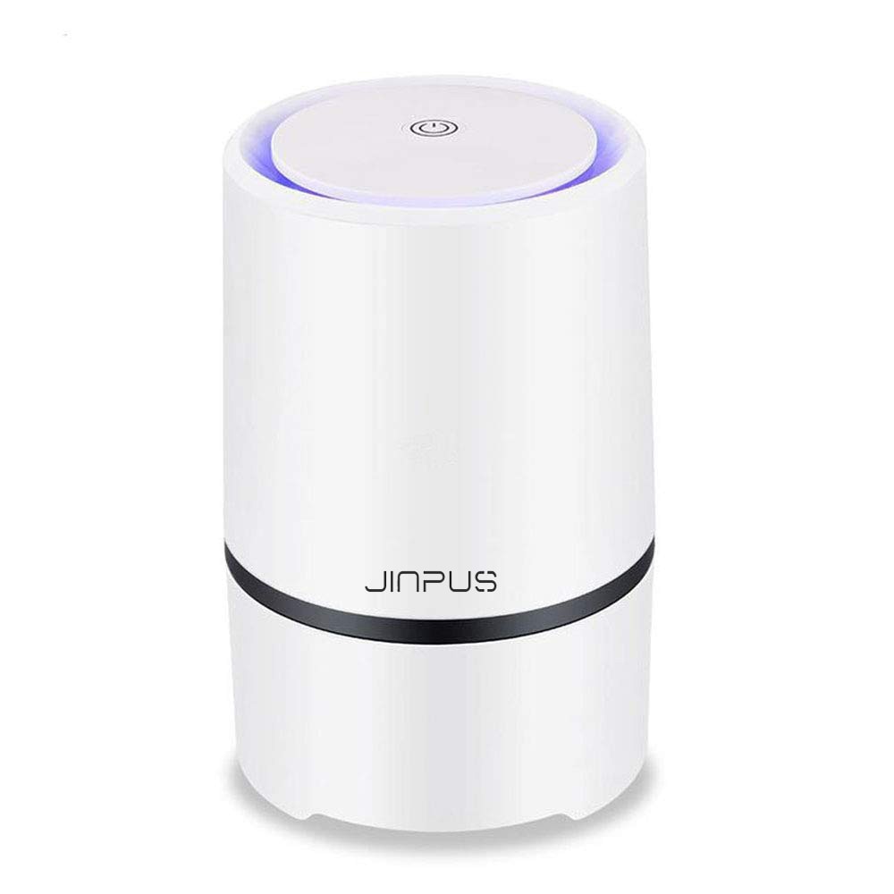 Jinpus -ilmanpuhdistin pieni ilmanpuhdistin kotiin hepa -suodattimen anionin hiljaisella ilmanpuhdistimella poistaa pöly siitepölyn 1.5m usb -kaapeli