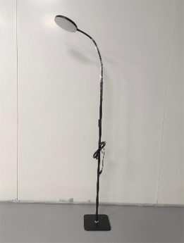 Sirkulær ledet-gulvlampe kompakt, menn effektiv områdebelysningslampe boklampe ledet-leselampe 3 farger og 10 lysstyrker